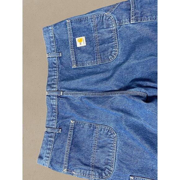 Carhartt FR Jeans Mens 42x30 Blue Straight Flame Resistant 280-83 Utility Work - Picture 8 of 14